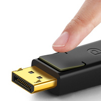 Cable DisplayPort de 10M, adaptador DP a DP para PC, Macbook, HDTV, proyector, altavoz y aplicación de cámara, Conector de puerto de pantalla
