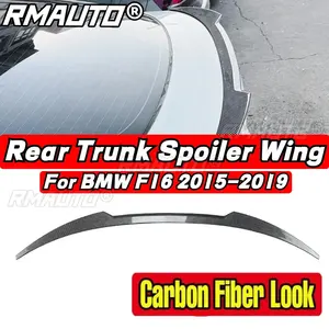 Aileron arrière de coffre pour BMW X6 F16 2015-2019, kit carrosserie noir brillant, accessoires auto - Product Image 2