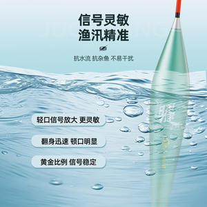 Flotteur de pêche vertical, bouée profil T, matériau composite sensible, utilisation en rivière, n° 1, n° 2, n° 3, WW57034A8AW - Product Image 3