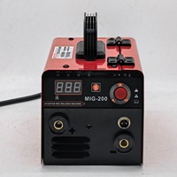 Prix de gros usine Poste à souder électrique à onduleur DC MIG-200 sans gaz avec IGBT, Nouveau modèle Poste à souder MMA MIG