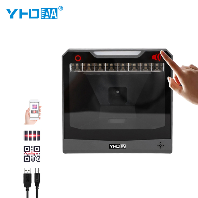 Factory Direct Wholesale 2D Desktop Barcode Scanner Good Quality for Supermarket Retail Shop