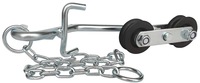 Système de câble banane de chariot de câblage d'usine de chine rouleau de suspension avec chaînes