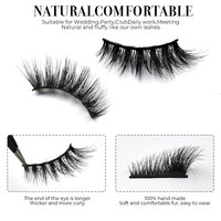 Demi Cils Naturels Fait à la Main Fox Eye Soie Cat Eye Cils Fluffy Wispy D Curl Volume Pestanas Postizas Cils à Bande Complète