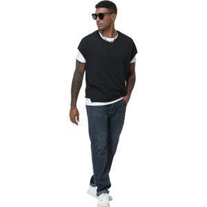 Camiseta sin mangas de algodón para hombre FOXA, estilo holgado, transpirable, tipo dolman, top corto. - Product Image 3
