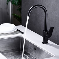 Robinet de cuisine en cuivre avec cartouche céramique pour eau chaude/froide, idéal pour éviers de cuisine, balcons et lavoirs