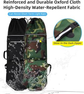 Échantillon gratuit 2025 Vente en gros Nouveau sac de skateboard tendance personnalisé imperméable pour l'été Grande capacité Roues Sac de planche de surf - Product Image 5
