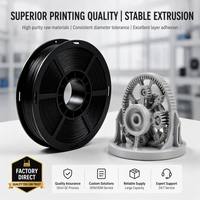 Filament PLA 3D écologique standard, acide polylactique biodégradable, bobine de 1 kg pour l'éducation et le bricolage
