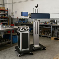 Graveur laser UV à colonne pour emballages alimentaires, refroidissement par eau, facile à utiliser, avec contrôle EZCAD