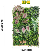 RUOPEI Panneau mural végétal artificiel encadré 3D, fausse verdure écologique, décoration murale verticale suspendue pour la maison et le bureau