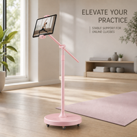 Support de tablette roulant L68S au design élégant pour routine de soin de la peau, bras long flexible en métal stable, nouveau support mobile