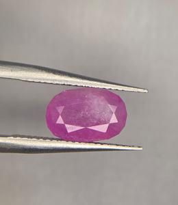 Saphir rose naturel de qualité exceptionnelle, taille ovale facetté, 2,0 carats, provenant d'Afghanistan, pour la fabrication de bijoux - Product Image 6