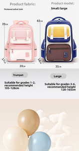 2026 New Style 1st-3rd-6th Grade Boys' Girls' Oxford <b>Backpack</b> Contrasting Colors Western-style Elementary <b>School</b> Students' - Product Image 3