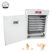 Incubateur pour œufs de poulet entièrement automatique, 1056 unités, grand capacité, pour commerce, en vente