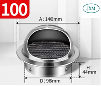 Diffuseur rond en acier pour systèmes HVAC, sortie d'air circulaire en acier, adapté à divers environnements