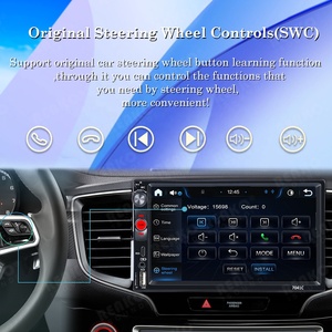 عالمي مشغل <span class=keywords><strong>MP5</strong></span> للسيارة 1 Din 7 "شاشة تعمل باللمس تدعم عكس الكاميرا ستيريو - Product Image 4