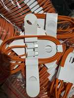 Câble de données tressé 60W couleur orange pour iPhone 15 16 17