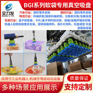 Boquilla Neumática Industrial BGI-25/34/41/48/63 de Succión al Vacío de Potencia Completa para Paletización de Alimentos en Envases Flexibles - Product Image 2