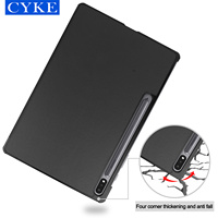 Étui fin et léger pour tablette CYKE, housse de tablette personnalisable pour Samsung Galaxy Tab S8 Plus X800 X806 12,4 pouces 2022