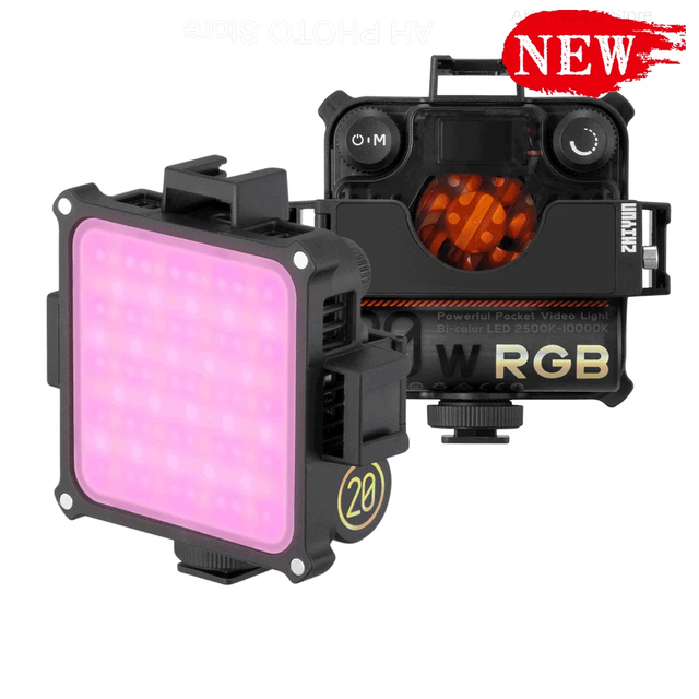 Zhiyun M20 M20C Pocket 20W RGB LED Video Light 2500K-10000K Photography Lights App Control for Portrait Shooting Studio
