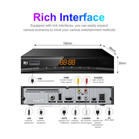 HD IP TV Box Dvbs2 Lnb Biss Powervu Multi-Language STB Digital FTA Satellite Receiver Plastic MeeCast avec 12 Mois de Garantie