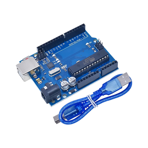 Nouvelle carte de <span class=keywords><strong>d</strong></span>éveloppement <span class=keywords><strong>UNO</strong></span> R3 ATmega328P CH340 avec câble USB – Composants électroniques à bon <span class=keywords><strong>prix</strong></span> - Product Image 1