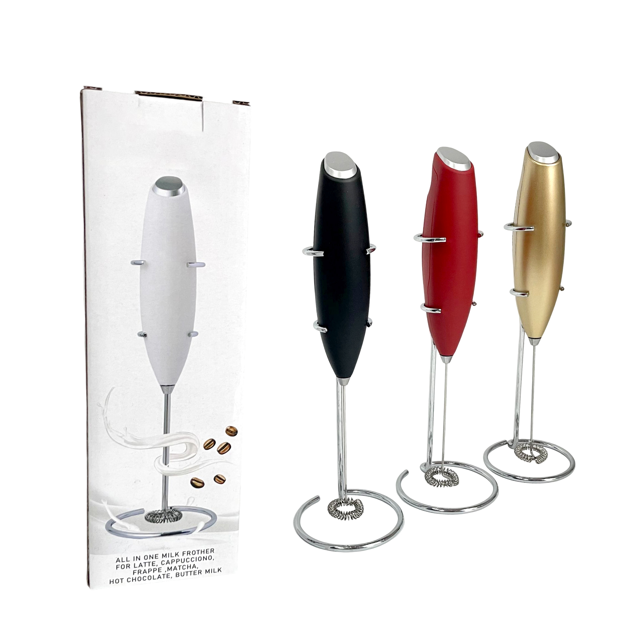 Wholesale Electric High-Speed Motor Coffee Whisk 19,000 RPM Milk Foamer Handheld Blender Mini Milk Frother · image 2