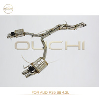 Sistem Knalpot Cat-Back Stainless Steel Ouchi Hot Selling untuk Audi RS5 B8 4.2L dengan Desain Z-Pipe, Suara V8 Mendalam, Pemasangan Langsung (Direct Bolt-On)