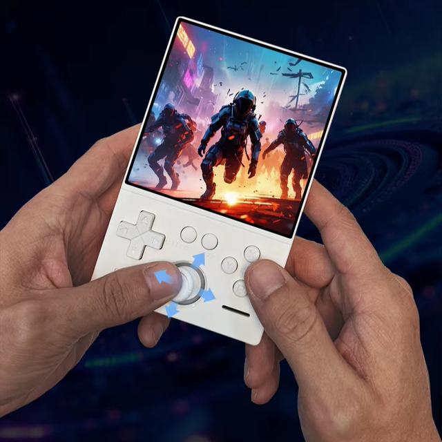 Qbuy MINI40 Retro Handheld Game Console 4.0 Inch 720*720 Open Source RK3326 Chip 4000mAh Battery 180000+ Game 30+ Emulators