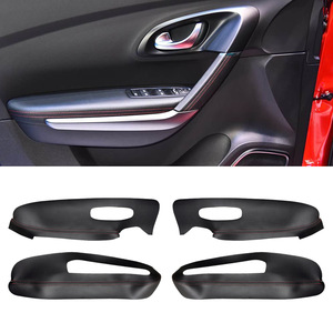 Couvre-poignée de porte intérieure Renault Kadjar 4 portes, accoudoir en cuir microfibre véritable, boîte de rangement avant - Product Image 2