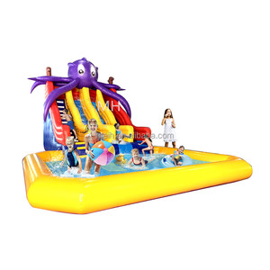 Glissière <span class=keywords><strong>gonflable</strong></span> portative de haute qualité de parc aquatique de poulpe <span class=keywords><strong>pour</strong></span> des enfants au-dessus du <span class=keywords><strong>sol</strong></span> avec la <span class=keywords><strong>piscine</strong></span> populaire à vendre - Product Image 6