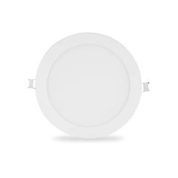 Offre Spéciale panneau lumineux mince ultra-mince rond en aluminium intégré à LED d'intérieur