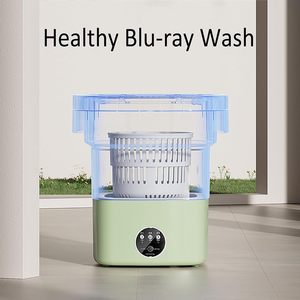 Lave-linge électrique automatique 8L haute capacité, mini, portable et pliable pour chaussettes, vêtements de bébé, serviettes, usage domestique et hôtelier - Product Image 4