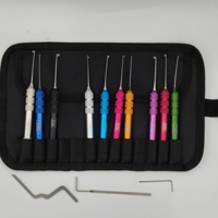 Kit d'outils de serrurier professionnel 10 pièces pour cylindres GM Chevy – Extracteur de clés robuste