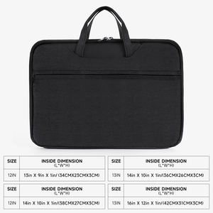 Sac pour ordinateur portable de 12 à 13 pouces, sacoche d'affaires multi-poches pour documents de bureau et conférences, vente en gros - Product Image 5