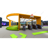 Centre de jeux de parc de trampoline incroyablement nouveau et flexible avec divertissement high-tech