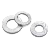 304 316 acier inoxydable M4 M6 M16 Dacromet Double pli autobloquant cale rondelle de blocage