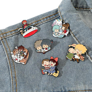 Miyazaki Hayao Anime Mononoke Hime Badge Studio Ghibli Prikte Emaille Pinnen Weg - Product Image 6