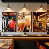 Enseigne Lumineuse LED pour Restaurant, Cadre en Aluminium, Boîtier Lumineux Publicitaire Extérieur Rétroéclairé en Acrylique pour Professionnels
