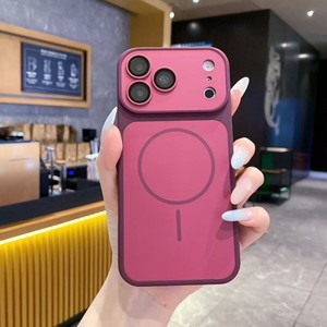Funda Magnética Mate Esmerilada de Color Original para Teléfono Móvil iPhone 18 Pro Max 17 16 15, Antigolpes, con Protección de Lente Trasera - Product Image 3