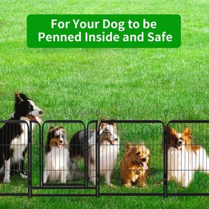 Meilleur intérieur métal chiot course clôture petit moyen grand chien intérieur extérieur isolation clôture personnalisable extérieur bouton parc pour animaux de compagnie - Product Image 3