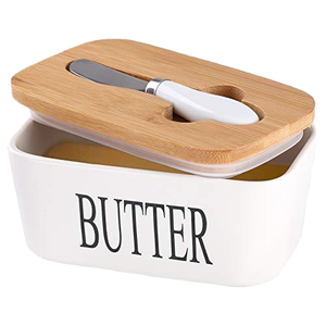 Boîte à <span class=keywords><strong>beurre</strong></span> moderne en porcelaine céramique hermétique avec couvercle facile à nettoyer Conteneur à <span class=keywords><strong>beurre</strong></span> pour la cuisine pour les fêtes - Product Image 3