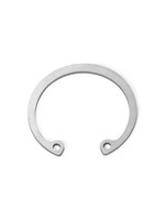 304 Stainless Steel Hole Elastic Retaining Ring Type a Inner Bayonet Card GB893 Bearing 8-200 Made in Mainland China