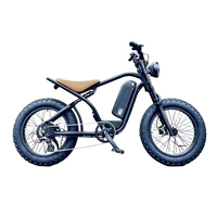 Populaire Nouvelle Production Vélo Gros Pneu Électrique Rétro Vélo/Enduro Gros Pneu Vintage Ebike