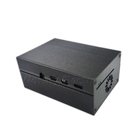Raspberry Pi 4b + boîtier de refroidissement en alliage d'aluminium pour Raspberry Pi 4 box carte mère coque de protection accessoires