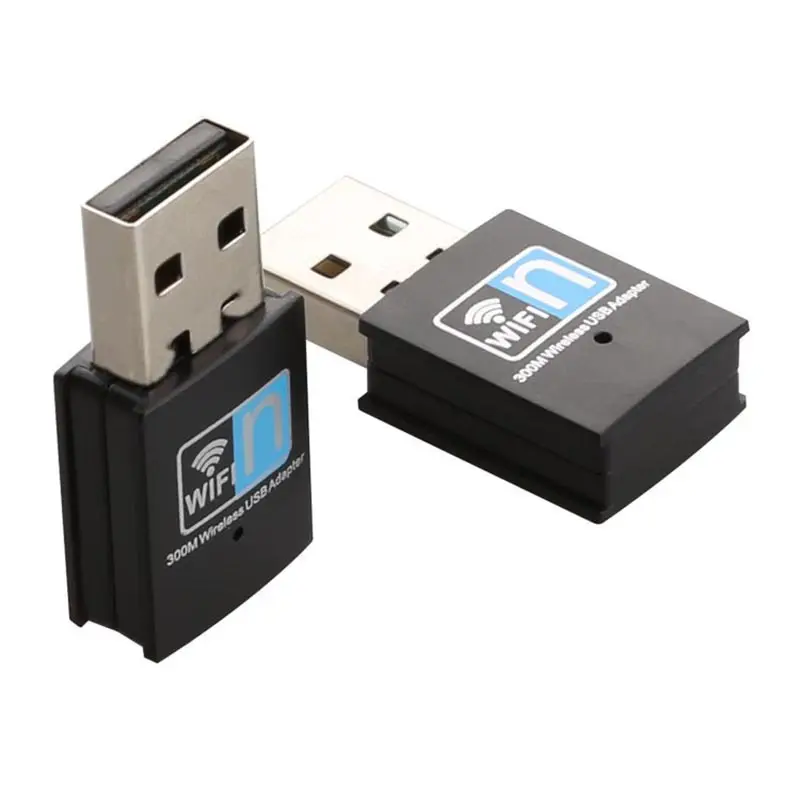 300Mbps USB Mini kablosuz Wifi PC adaptörü USB ağ kartı 2.4G Wifi alıcısı dahili masaüstü uygulama stok öğe