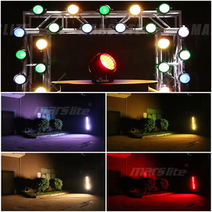 IP65 Pro Waterproof Outdoor LED Waterproof Blinder <b>Lights</b> Amber+Warm White+RGB Strobe for Concert Stage Bar - Product Image 4