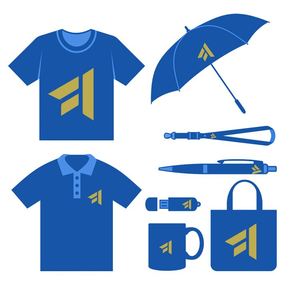 Custom Logo Advertising Gift Set Promotional Product Item Outdoor Umbrella Gift Set for Business Corporate - Product Image 2