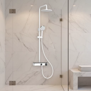 Nuovo Design Multifunzionale <span class=keywords><strong>Set</strong></span> Doccia a Parete 3 Vie con Rubinetteria Visibile per <span class=keywords><strong>Bagno</strong></span> - Product Image 1