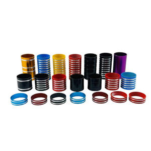 Entretoises de vélo en aluminium 10mm 30mm 60mm, couleurs variées, pour fourche de casque de vélo de montagne, pièces de rechange pour réparation - Product Image 1