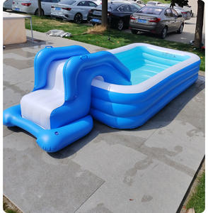 Piscine gonflable pour enfants en PVC transfrontalier, épaisse, grande, avec auvent extérieur, protection solaire pour bébé, piscine de jeu aquatique - Product Image 5